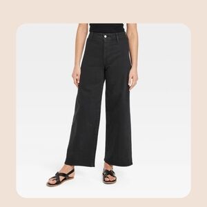 Universal Thread Charcoal Wide-Leg Jeans